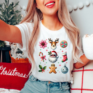 Santa Smile Kerst T-shirt