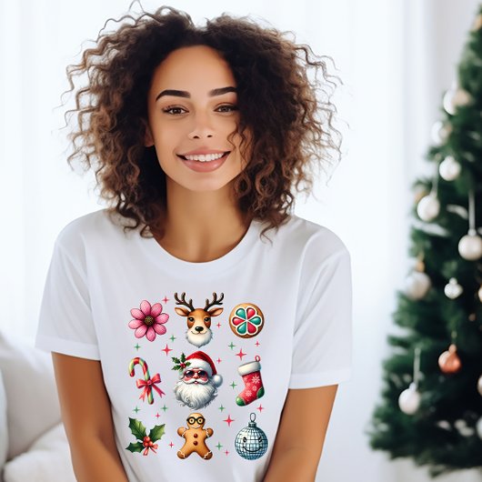 Santa Smile Kerst T-shirt