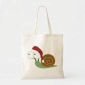 Santa Snail Tote Bag (Voorkant)