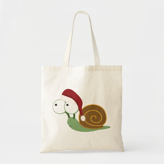 Santa Snail Tote Bag (Voorkant)