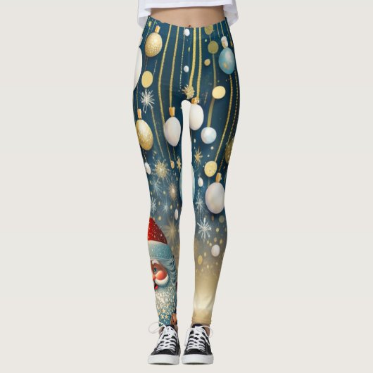 Santa sneaking leggings (Voorkant)