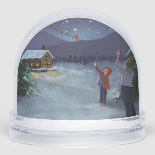 Santa  sneeuwbol (Voorkant)