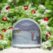 Santa  sneeuwbol (Kerstmis)