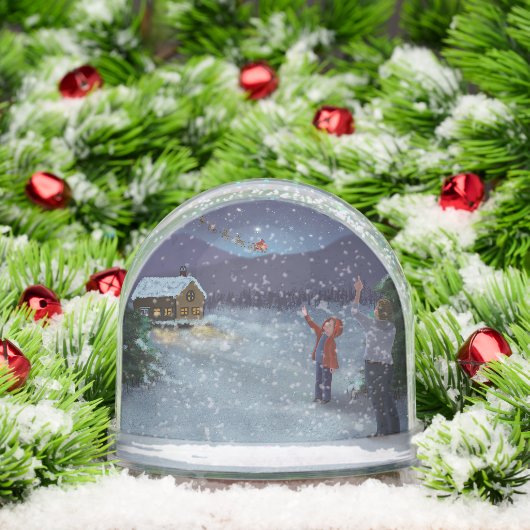 Santa  sneeuwbol (Kerstmis)