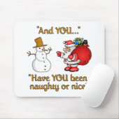 Santa & Sneeuwman mousepad Muismat (Met muis)