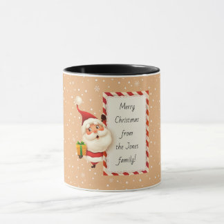 Santa Sneeuwvlok Ginger Brood Cookie Kleur Mok