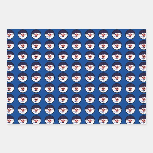 Santa Sniper  Inpakpapier Vel (Voorkant 3)