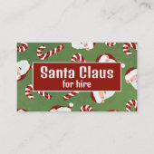 Santa Snoep, Kerstman Entertainer Visitekaartje (Voorkant)