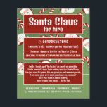 Santa Snoep, Santa Claus Entertainer Adverteren Flyer<br><div class="desc">Santa Snoep,  Santa Claus Entertainer Adverteren flyers bij de Visitekaartje Store.</div>