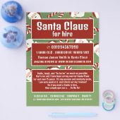 Santa Snoep, Santa Claus Entertainer Adverteren Flyer (Enkel)