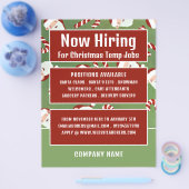 Santa Snoep, Seizoensgebonden Recruitment Adverter Flyer (Enkel)