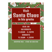 Santa Snoep, Sinterklaas bezoekersuren Perfect Poster (Voorkant)