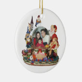 Santa Snow wereldbol foto ornament (Rechts)