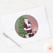 Santa Snow Wereldbol Sticker (Envelop)