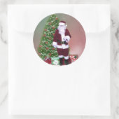 Santa Snow Wereldbol Sticker (Tas)