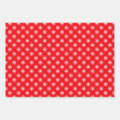 SANTA SNOWFLAKES EN TREKKPAPIERSCHAPEN INPAKPAPIER VEL (Voorkant 2)