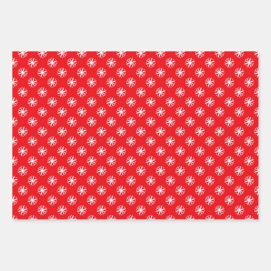 SANTA SNOWFLAKES EN TREKKPAPIERSCHAPEN INPAKPAPIER VEL (Voorkant 2)