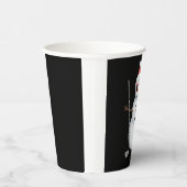 Santa Snowman Golf Ball Christmas Golfer Gift  Papieren Bekers (Rechts)