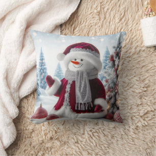 Santa Snowman Kerstmis Kussen
