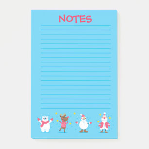 Santa Snowman Polar Beer Reindeer Post-it® Notes