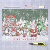 Santa Snowman Rendier Kerstmis Tissuepapier (Craft)