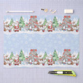 Santa Snowman Rendier Kerstmis Tissuepapier (Craft)