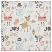 Santa, Snowman, rendierpatroon ID559 Stof (Swatch)