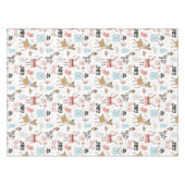 Santa, Snowman, rendierpatroon ID559 Tafelkleed (Voorkant (Horizontaal))