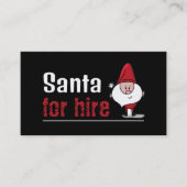 Santa & Snowman, Santa Claus Entertainer Visitekaartje (Voorkant)