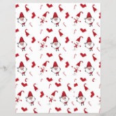 Santa & Snowman, Seizoensgebonden Recruitment Adve Flyer (Achterkant)