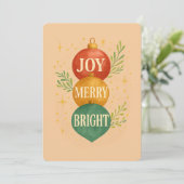 Santa & Snowman Winter Scene – Festive Holiday Kaart (Staand voorkant)