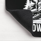 Santa Snowmobile Riding Snowmobiling Christmas  Muismat (Hoek)