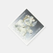  Santa Snowy Forest winterdieren Servetten (Hoek)