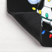 Santa Soccer Ball Christmas Soccer Muismat (Hoek)