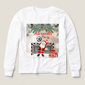 Santa Soccer Christmas Soccer Personalized