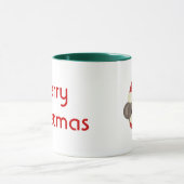 Santa Sock Monkey-kerstmok Mok (Midden)