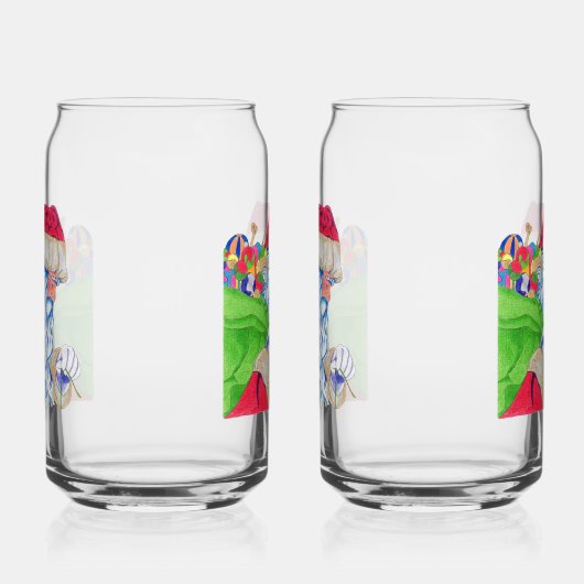 Santa Soda Glass Blikvorm Glas (Rechts)