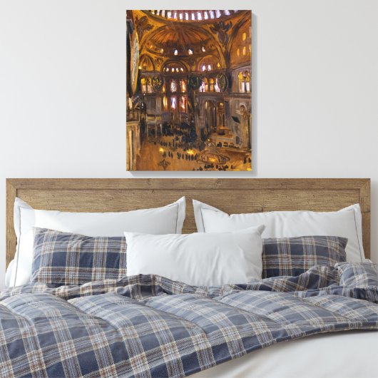 Santa Sofia | John Singer Sargent | Canvas Afdruk (Insitu (Slaapkamer))