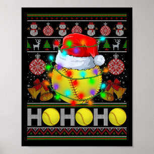 Santa Softll Ll Kerstboom Lichtjes Lelijke Kerst S Poster
