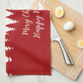 Santa sokken theedoek (Quarter Fold)