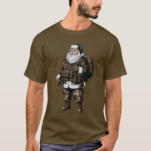 Santa Soldier T-shirt (Voorkant)