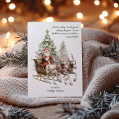 Santa Special Delivery Zwangerschap Kerst Kaart