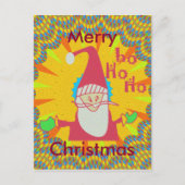 Santa Special Hohoho. Hakuna Matata olieverschilde Feestdagenkaart (Voorkant)