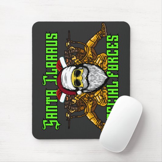 Santa, speciale eenheden, leger muismat (Met muis)