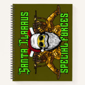 Santa, speciale eenheden, leger notitieboek (Voorkant)