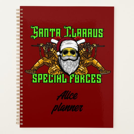 Santa, speciale eenheden, leger planner (Voorkant)