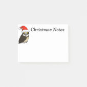 Santa Spectacled Owl Post-it® Notes (Voorkant)