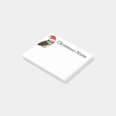 Santa Spectacled Owl Post-it® Notes (Schuin)