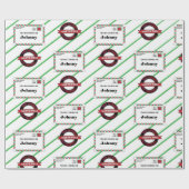 Santa Speelgoed Factory Special Delivery voor kind Cadeaupapier (Vlak)