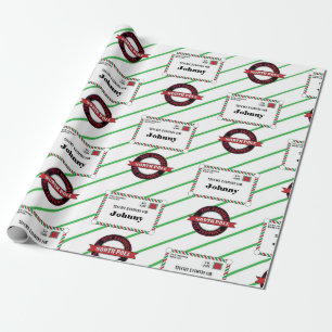 Santa Speelgoed Factory Special Delivery voor kind Cadeaupapier